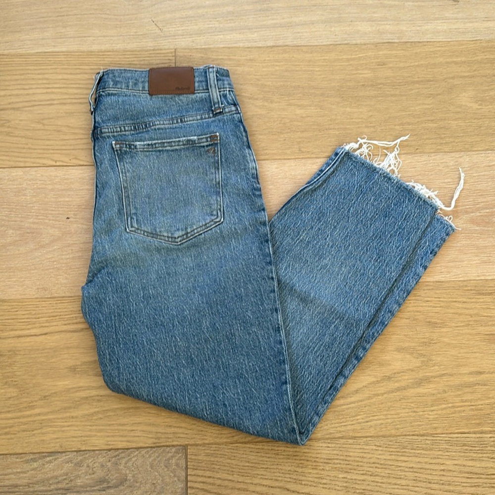 Madewell classic straight Jean